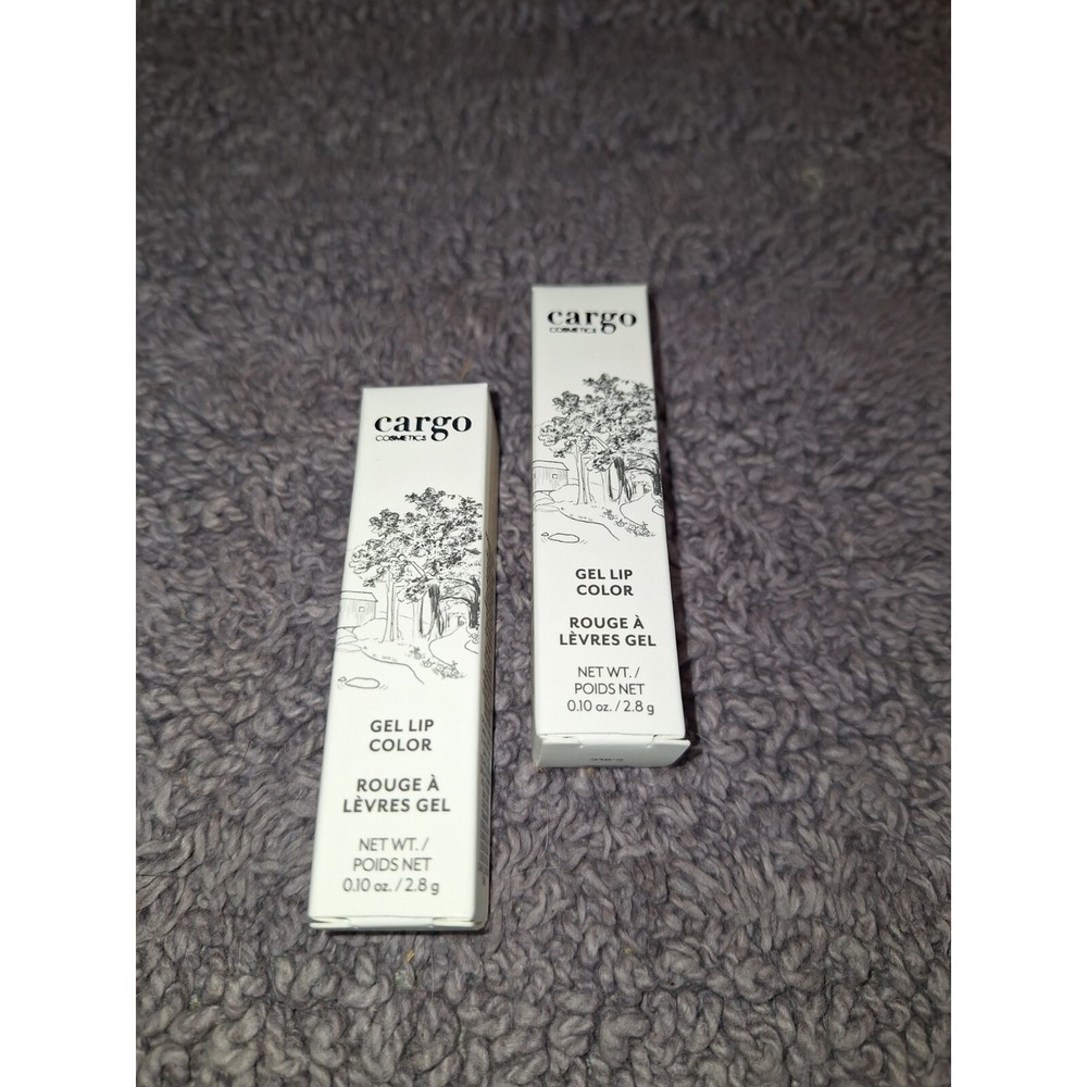 Cargo Cosmetics Gel Lip Color 2pk BORA BORA .10oz/2.8G PINK‎